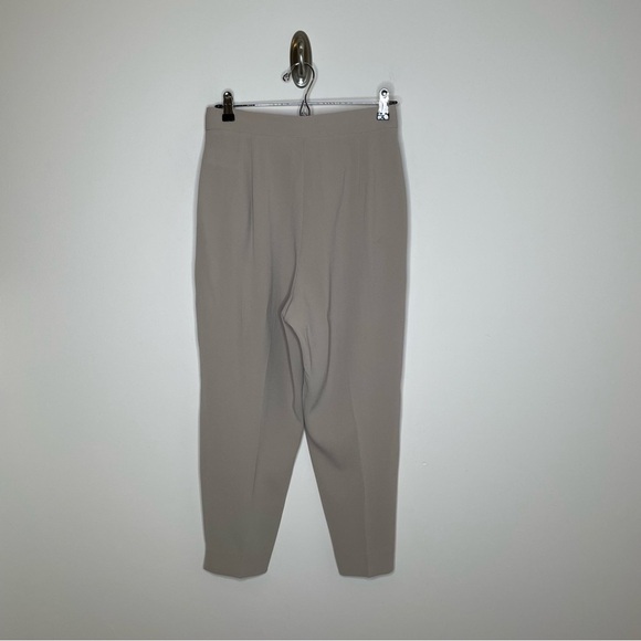 Aritzia Wilfred Galileo High Rise Wide Leg Cropped Tailored Trouser Pant Tan - Picture 5 of 6